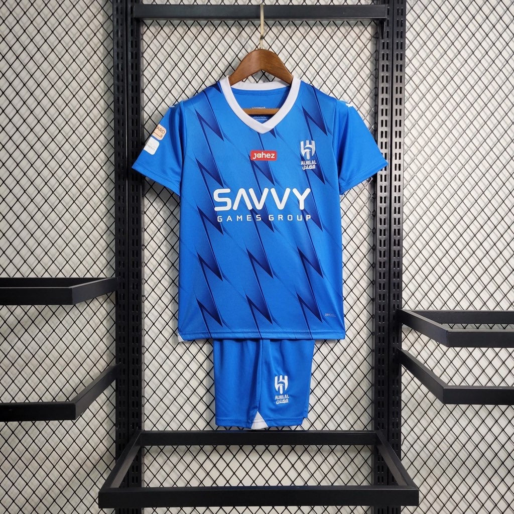 Arabie Saoudite Al-Hilal maillot Domicile ensemble Enfant 2023 2024